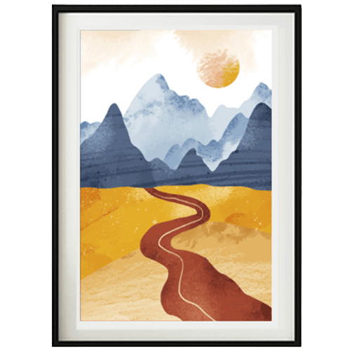 تابلو نقاشی با تصویر طبیعت