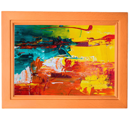 تابلو با نقاشی غروب دل انگیز